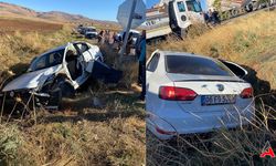 Mardin'de Takla Atan Otomobil Şarampole Yuvarlandı: 4 Yaralı