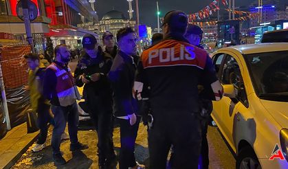 Taksim'de Helikopter Destekli Huzur Operasyonu: Pompalı Tüfek Ele Geçirildi!