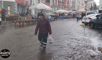 Tekirdağ’da Şiddetli Yağış: Sokaklar Adeta Dereye Döndü