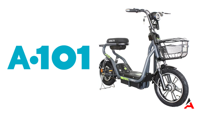 A101’de 4 Nisan’a Özel: Volta VSM Elektrikli Motorlu Bisiklet Sadece 14.990TL!