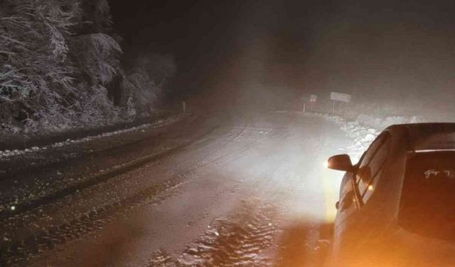 Kastamonu’da kar yağışı devam ediyor