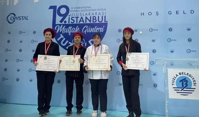 Fatsa'nın Kızları Gastronomi Festivalinde 2 Altın 2 Gümüş Madalya Kazandı