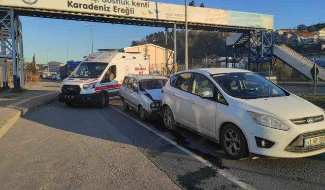 Ereğli’de trafik kazası: 4 yaralı