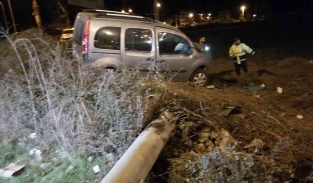 Manisa’da trafik kazası: 1 ölü, 1 yaralı