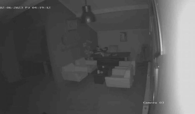 Kayseri’de korkutan deprem güvenlik kameralarına yansıdı