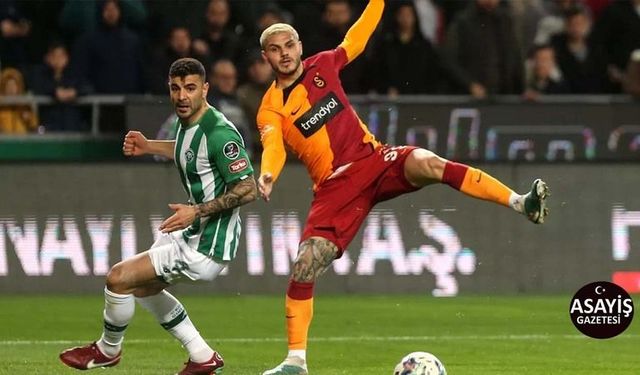 Konyaspor: 2 - Galatasaray: 1 (Maç sonucu)