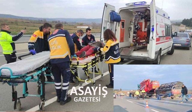 Tekirdağ’da trafik kazası: 1 ölü