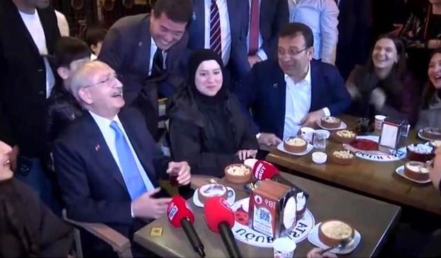 Sütlaç yiyen Kılıçdaroğlu, "Hesabı kim ödeyecek?" dedi, İmamoğlu'nun yanıtı kahkahaya boğdu