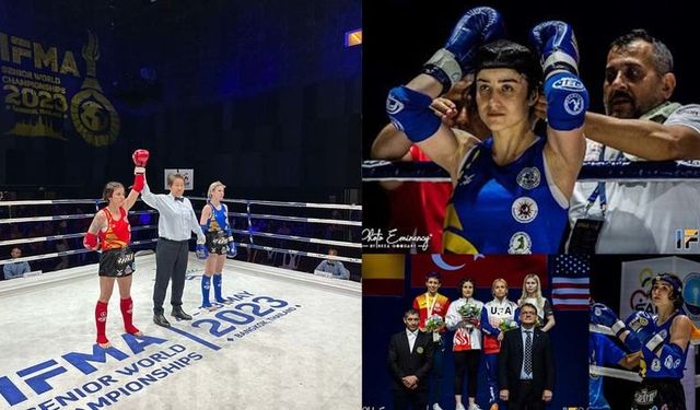 Muay Thai Dünya Şampiyonası'nda Türkiye'nin Gururu Gülistan Turan Altın Madalya Kazandı