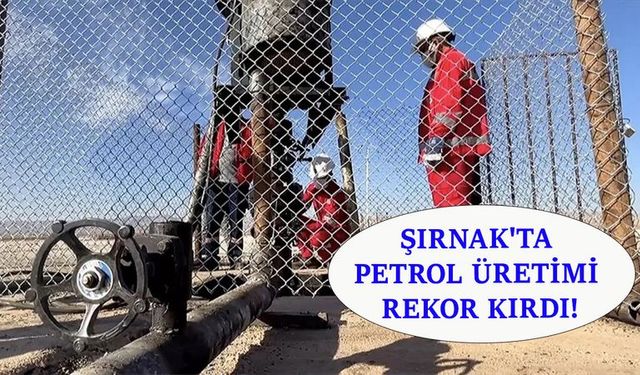 Şırnak'ta Petrol Üretimi Rekor Kırdı! TPAO Depolama Kararı Aldı