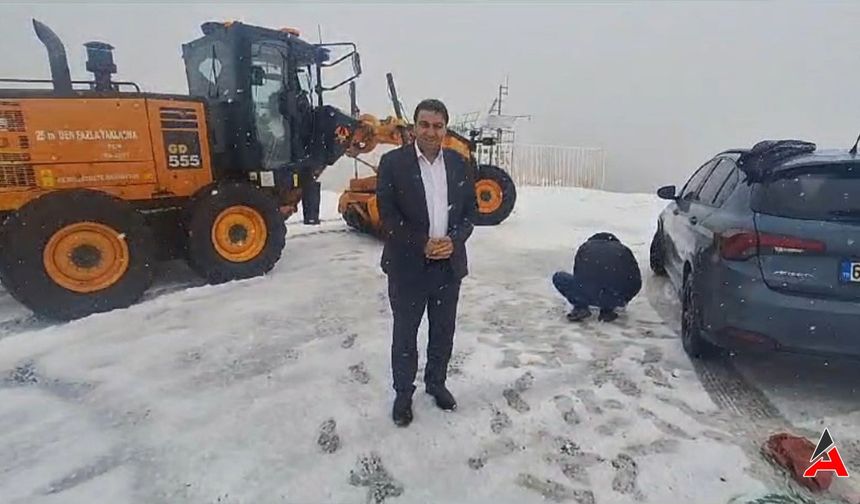 3.000 Metrede Kış Çıkmazı: Karabet'te Kar Trafik Canavarına Dönüştü!