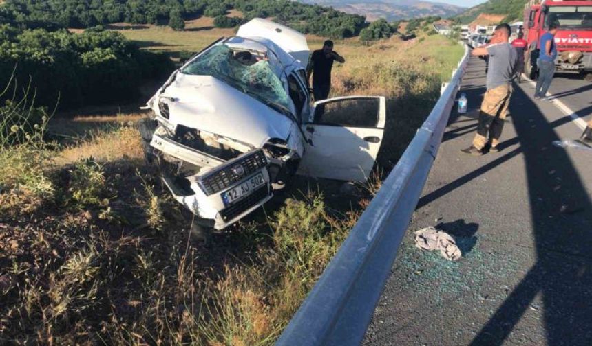 Bingöl'de Dehşet Anları: Otomobil Takla Attı, 1 Ölü 2 Yaralı!